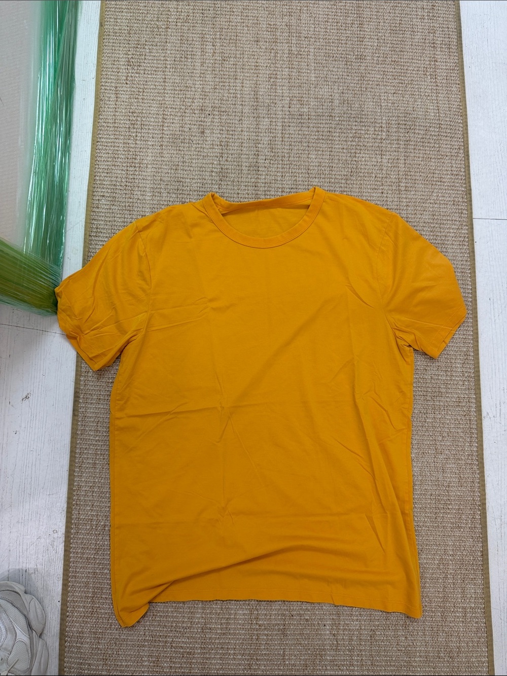 Lululemon Men's Short Sleeve Crewneck T‑Shirt in orange